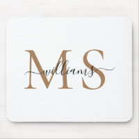 Svarta och Guld Monogram Namn Bröllop