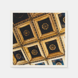 Svarta och Guld Pappersservett