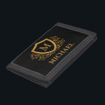 Svarta och Guld Personlig Snyggt Monogram Namn<br><div class="desc">Svarta och Guld Personlig Snyggt Monogram Namn. Om du vill göra ytterligare anpassningar klickar du på knappen "Anpassa" och användor verktyg som är utformat för att ändra mallen.</div>