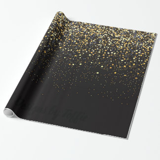 Svarta och Guld Presentpapper