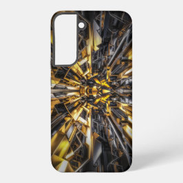 Svarta och Guld Samsung Protective Fodral