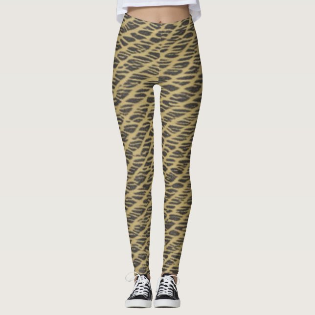 Svarta och gyllene leggings (Framsida)