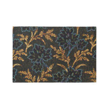 Svarta och gyllene motiv matta