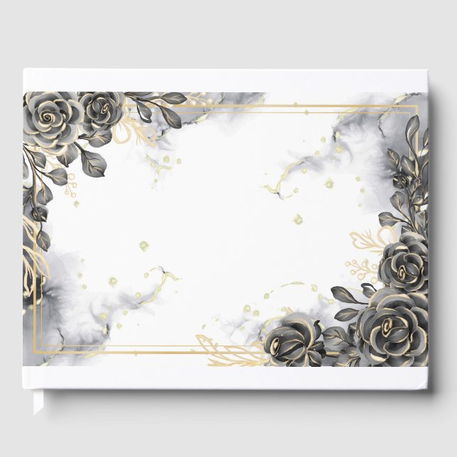 Svarta och Gyllene Rosor Gästböcker (Framsida)