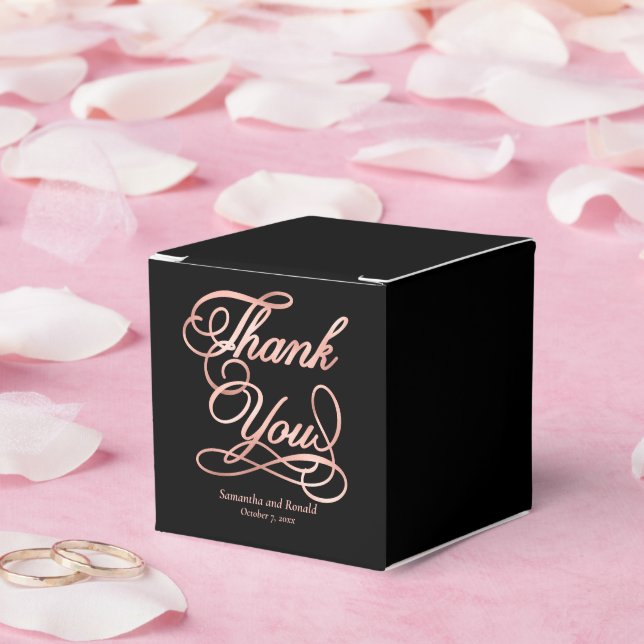 Svarta och Ro Guld-Tack, Bröllop Presentaskar (Bröllop)