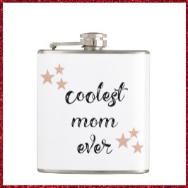 Svarta och Rosa Coolest Mamma någonsin Fickplunta