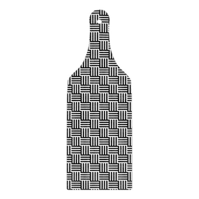 Svarta och vita Basket-Weave (Framsidan)