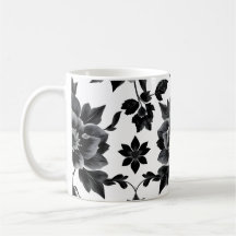Svarta och vita blommor