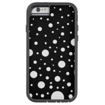 Svarta och vita designcirklar, punkter