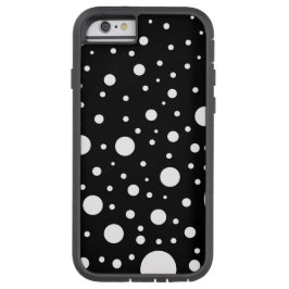 Svarta och vita designcirklar, punkter