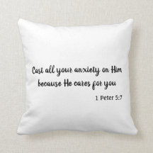Svarta och vita fläckar din ångest Bible Verse