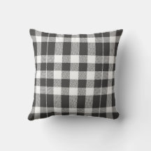 Svarta och vita Gingham-jul