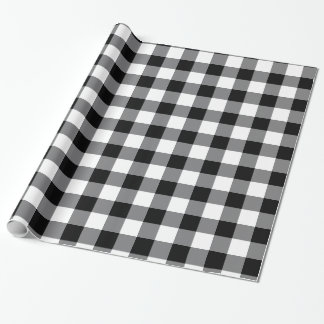 Svarta och vita Gingham Presentpapper