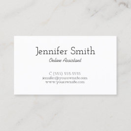 Svarta och vita grekiska Nyckel Visitkort