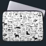 Svarta och vita Hundar Mönster| Cute Hund Älskare Laptop Fodral<br><div class="desc">Svarta och vita hundar mönster med många hundraser, bland annat en Beagle, Pug, Cocker Spain, Gräns Collie, Great dane, Fransk Bulldog, Bloodhound, Yorkshire Terrier, Shiba Inu, Basset Hound, Pit Bull, Bull Terrier, Boston Terrier, Alaska Klee Kai, Bulldog, Dalmatien, Bichon Frise, Dachshe Ja, pekare, Pekingese, Chihuahua, Shih Tzu, Keeshond och Pomeranianer....</div>