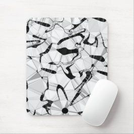 Svarta och vita i Rörelse Mousepad Musmatta