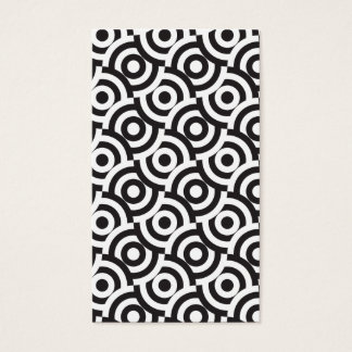 Svarta och vita mål visitkort