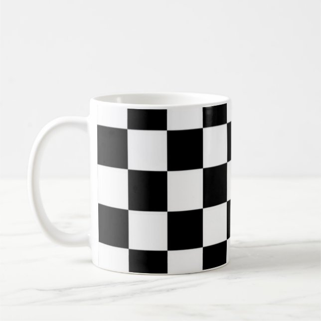 Svarta och vita mugg (Vänster)