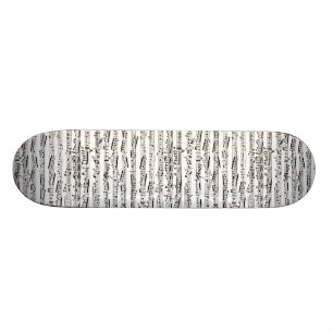 Svarta och vita musik noter old school skateboard bräda 18 cm