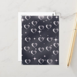 Svarta och vita Old school-konst i tidigt 2000-tal Vykort