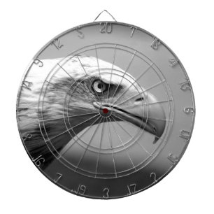 Svarta och vita örnen Öga Piltavla