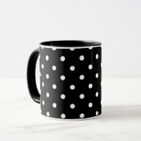 "Svarta och vita polkadot"