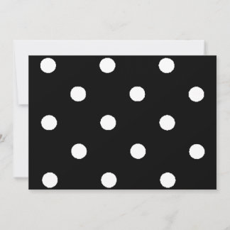 svarta och vita polkadoter
