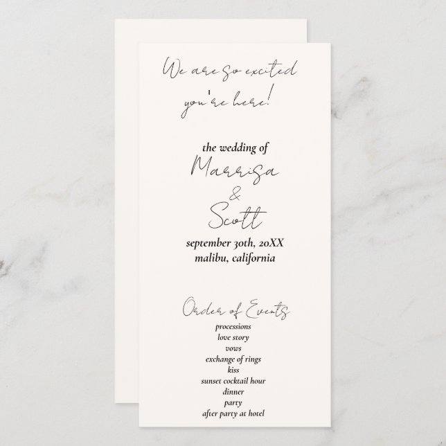 svarta och vita program (Fram/baksida)