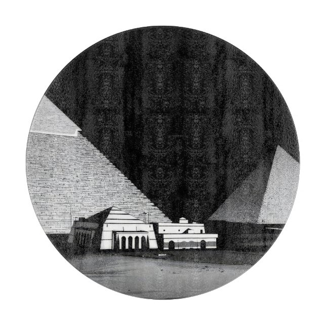 Svarta och vita pyramider (Framsidan)