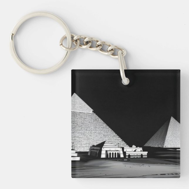 Svarta och vita pyramider (Framsidan)