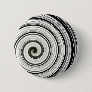 Svarta och vita spiral knapp
