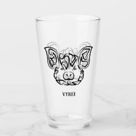 Svarta och vita stammen Gris Glaskopp