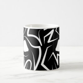 Svarta och vita stammen Råtta Kaffemugg