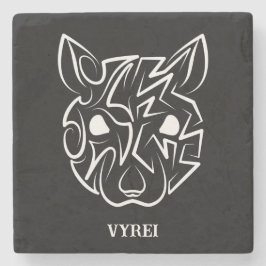 Svarta och vita stammen Råtta Stenunderlägg