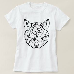 Svarta och vita stammen Råtta T Shirt