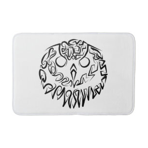 Svarta och vita stammen Uggla Badrumsmatta