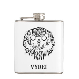 Svarta och vita stammen Uggla Fickplunta