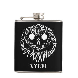 Svarta och vita stammen Uggla Fickplunta