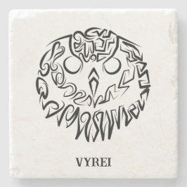 Svarta och vita stammen Uggla Stenunderlägg