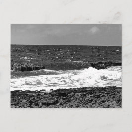 Svarta och vita standard vykort för postbefordran