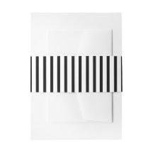 Svarta och vita Thin Streck