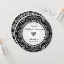 Svarta Onyx Diamond Bröllop-årsdagen