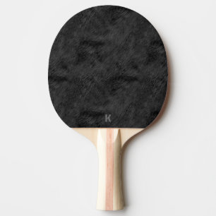 Svarta päls mönster pingisracket