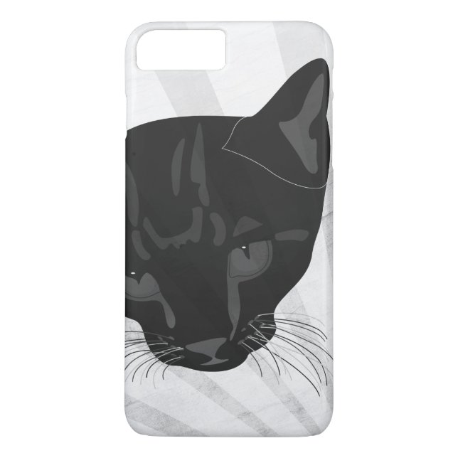 Svarta pantern Case-Mate iPhone skal (Baksida)