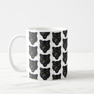 Svarta pantern kaffemugg