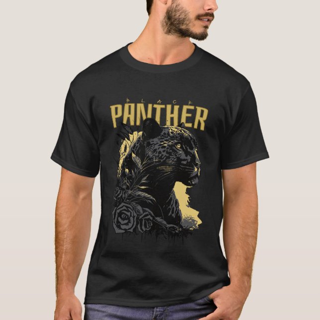 Svarta pantern t shirt (Framsida)