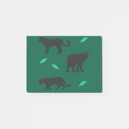 Svarta pantrar post-it block