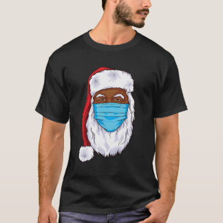 Svarta Pappa jul 2020-Jultomten Ansikte-mask T Shirt