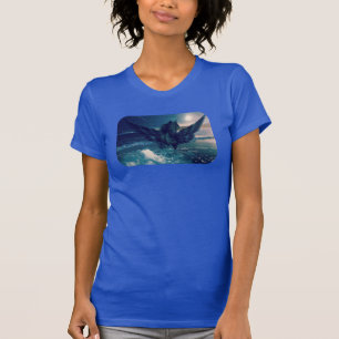 Svarta pegasus från havet tee