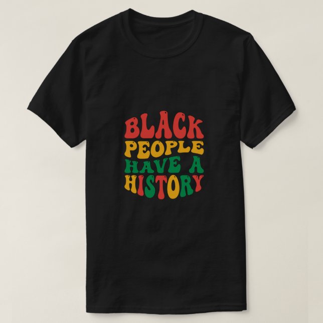 svarta_personer_ha_a_historik_01 t shirt (Design framsida)